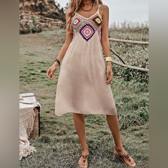 Crochet sundress/ coverup - Picture 6 of 7